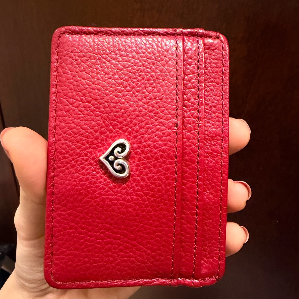 BRIGHTON B Wishes Card Case Holder Leather Lipstick Make Every Moment Count - Picture 13 of 13